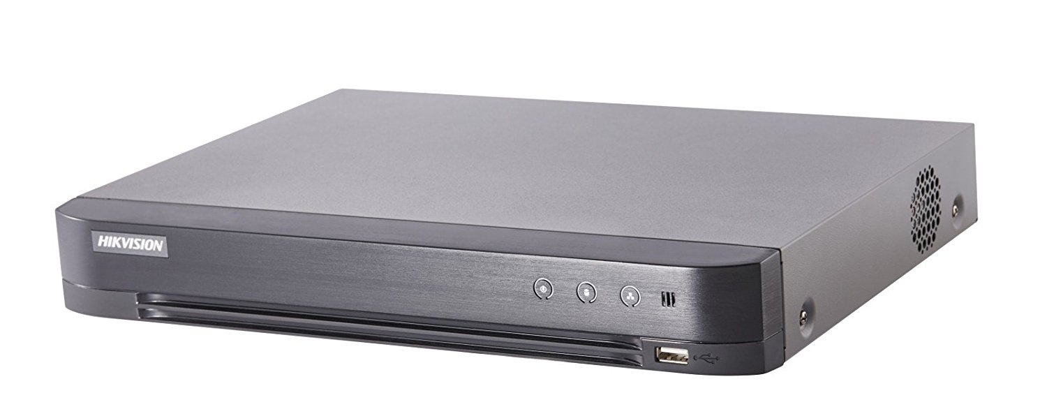 Hikvision DS-7204HUHI-K1 Turbo 4.0 HD 4 Channel DVR Surveillance Hybrid Recorder 5MP TVI 6MP IPC HDMI VGA Output