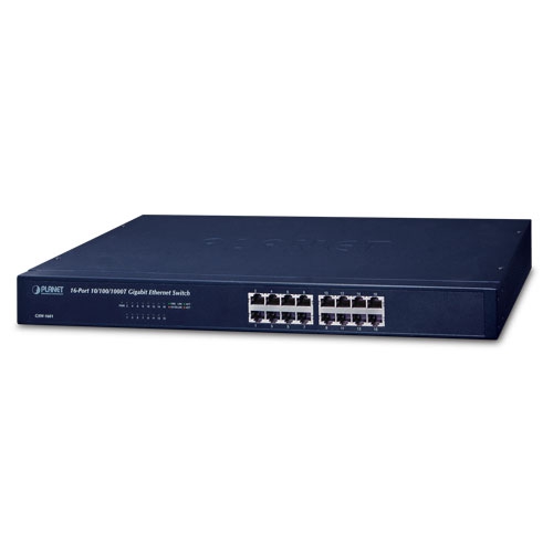 Planet (GSW-1601) 16-Port 10/100/1000Mbps Gigabit Ethernet Switch