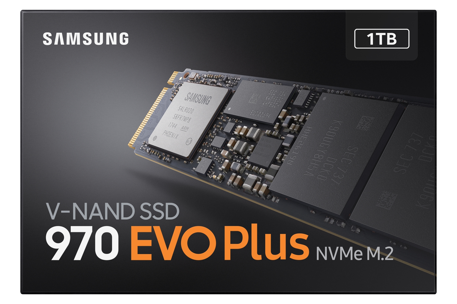 Samsung 970 EVO Plus SSD 1TB - M.2 NVMe Interface Internal Solid State Drive With V-NAND Technology (MZ-V7S1T0B/AM)