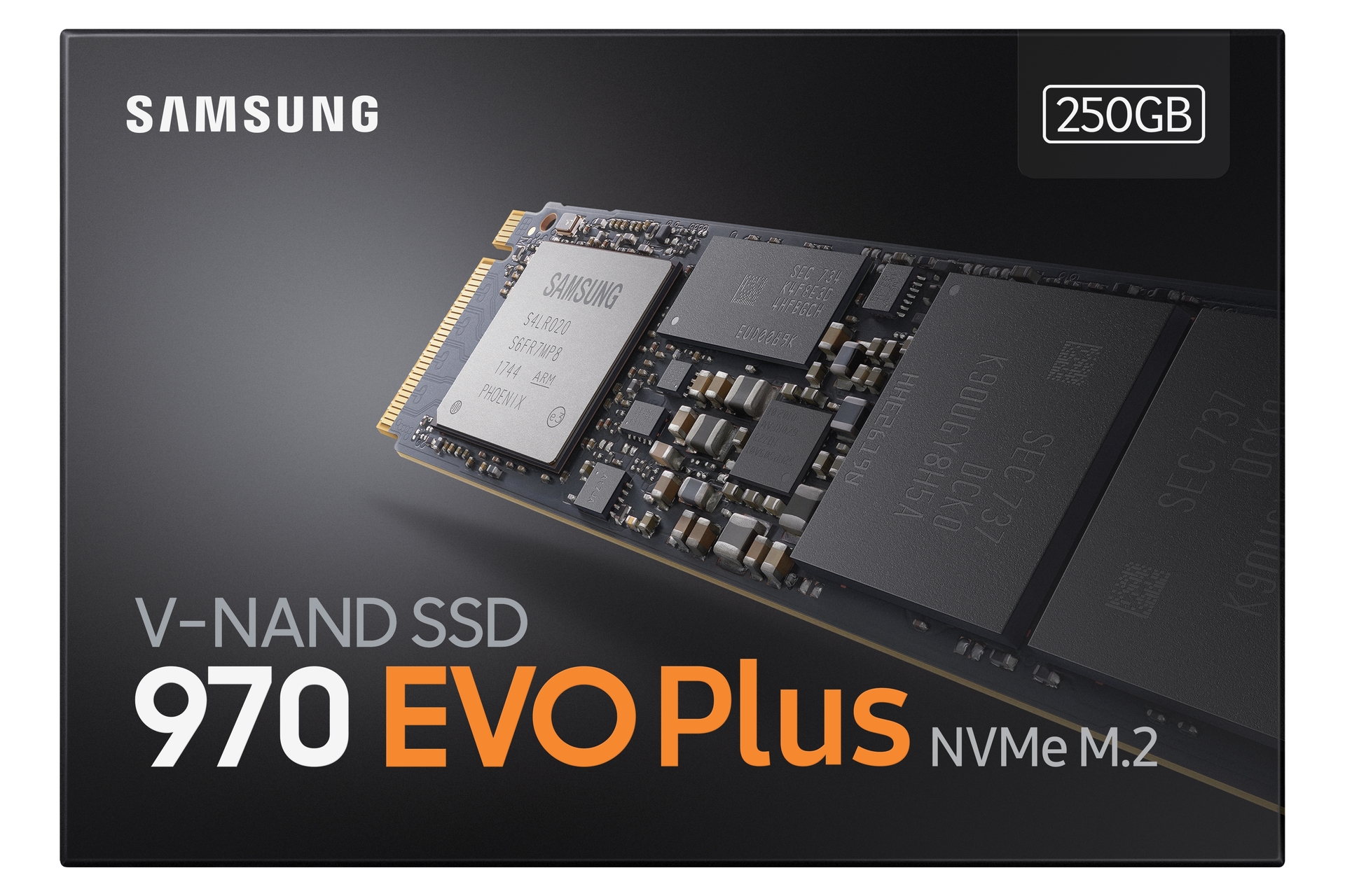 Samsung 970 EVO Plus SSD 250GB - M.2 NVMe Interface Internal Solid State Drive with V-NAND Technology (MZ-V7S250B/AM)