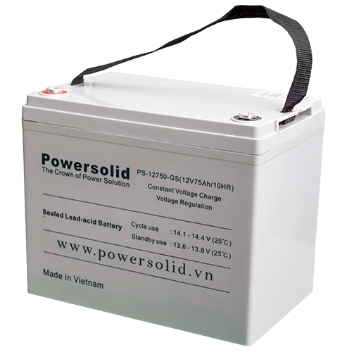 Power Solid PS-12750-GS GEL Deep Cycle Battery 12V 75Ah