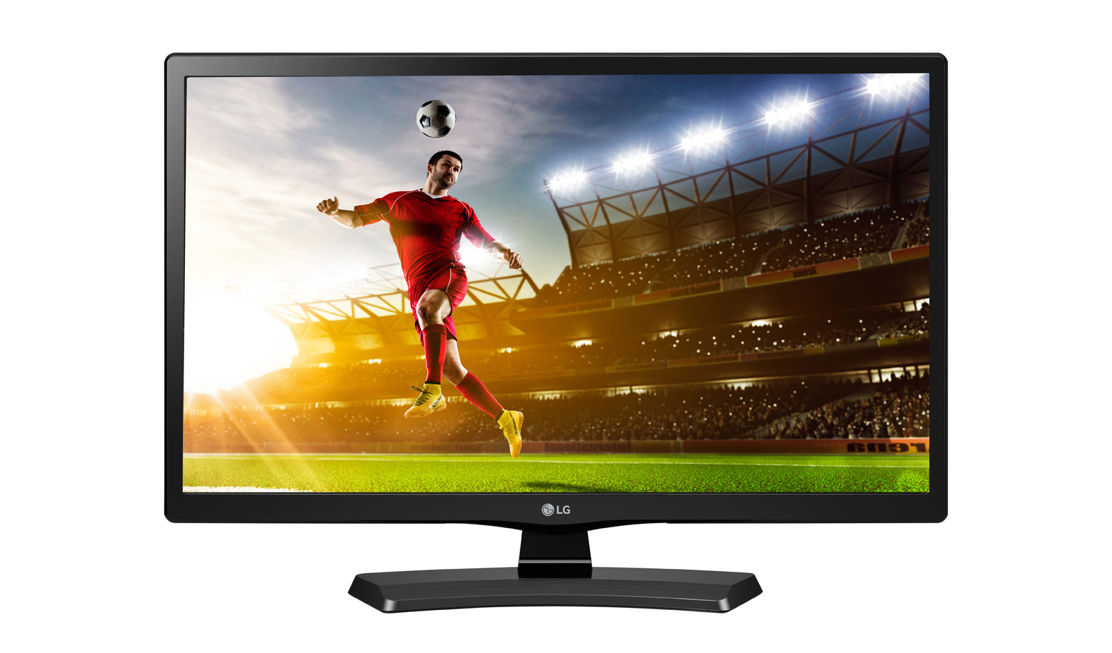 LG 20MT48AF-PT LED TV with Monitor - Hitam
