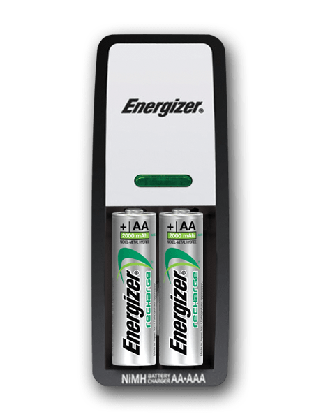 Wolkenkrabber Intrekking Statistisch Energizer Mini AA/AAA Charger with 2-AA NiMH Rechargeable Batteries | Help  Tech Co. Ltd