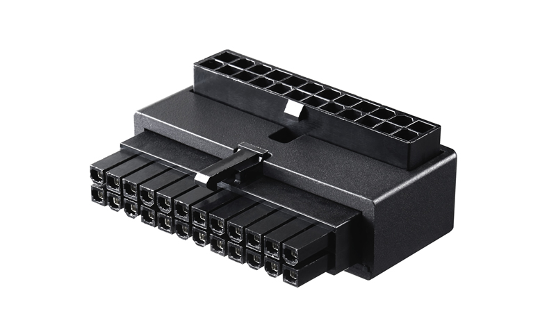 Cooler Master ATX 24 Pin 90° Adapter Capacitor GL (with added capacitors for stable power output)