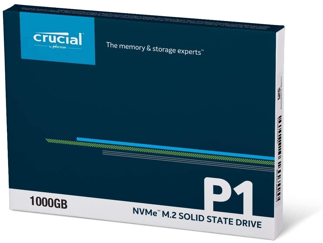 Crucial P1 1TB 3D NAND NVMe PCIe Internal SSD, up to 2000MB/s - CT1000P1SSD8