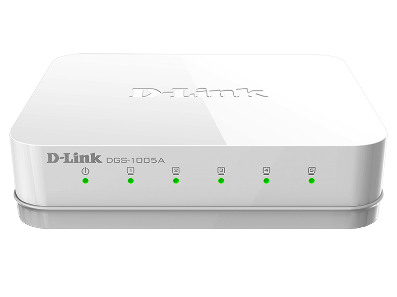 D-Link 5 Port Gigabit Desktop Switch (DGS-1005A)