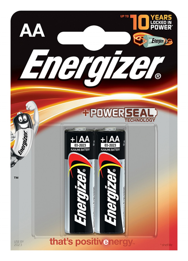 Energizer Base Power Seal – AA Batteries 1.5v AALR6 (2 Pack) | Help Tech Co.