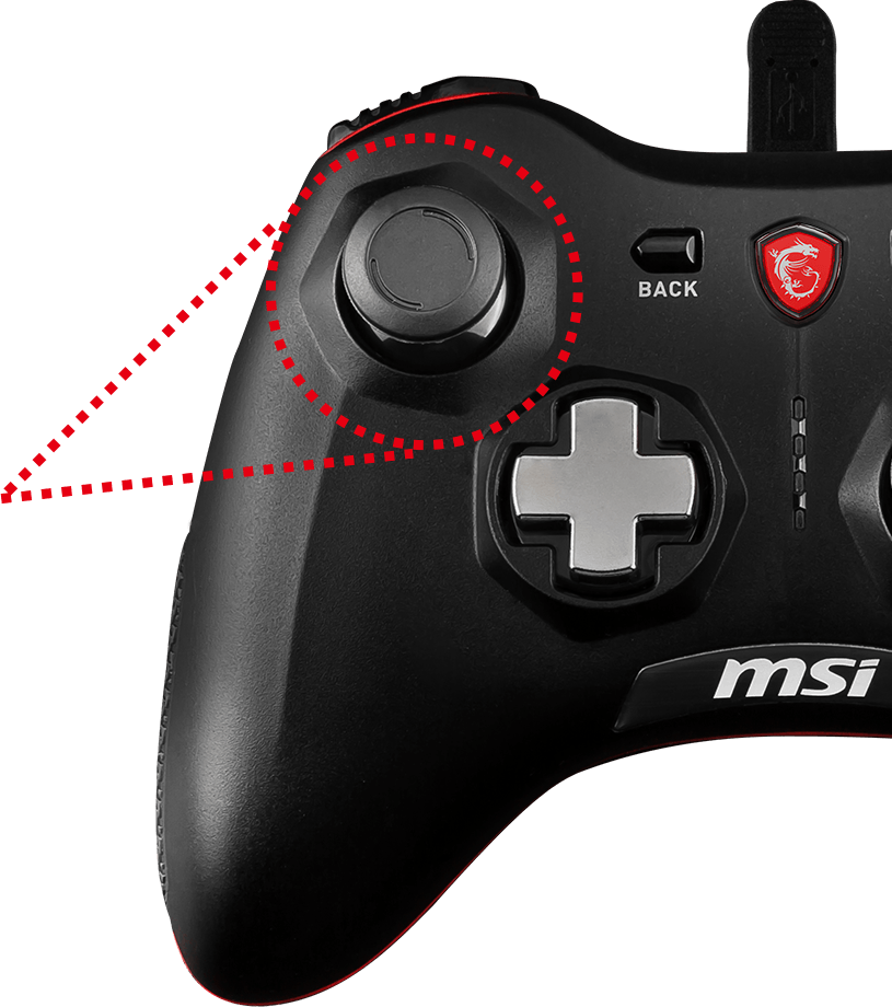 negeren gevogelte Rang MSI Force GC20 – with cross Wired USB Controller for Windows PC and Android  Smart Phone | Help Tech Co. Ltd