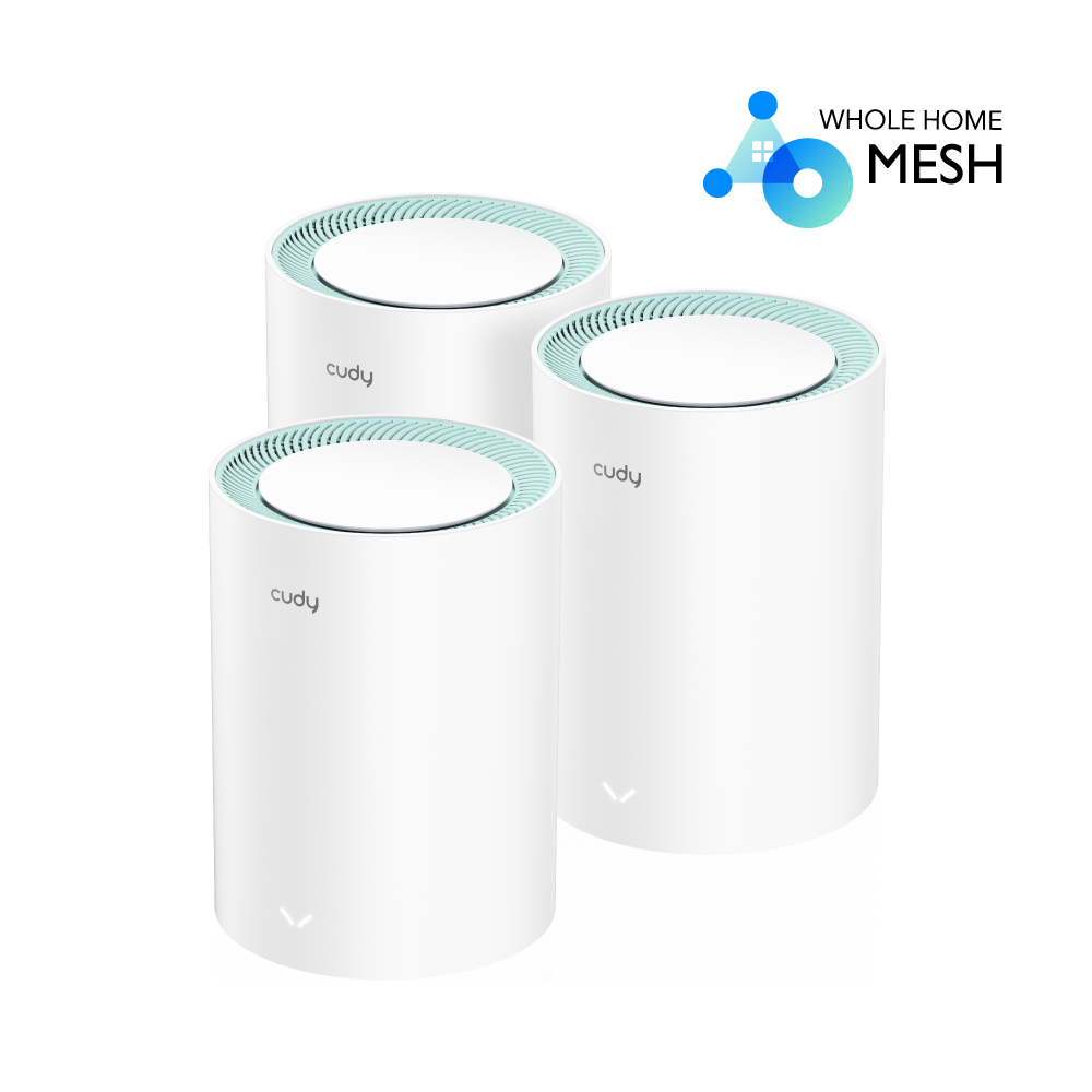 Cudy AC1200 Dual Band Whole Home Wi-Fi Mesh System (M1300 3-Pack)