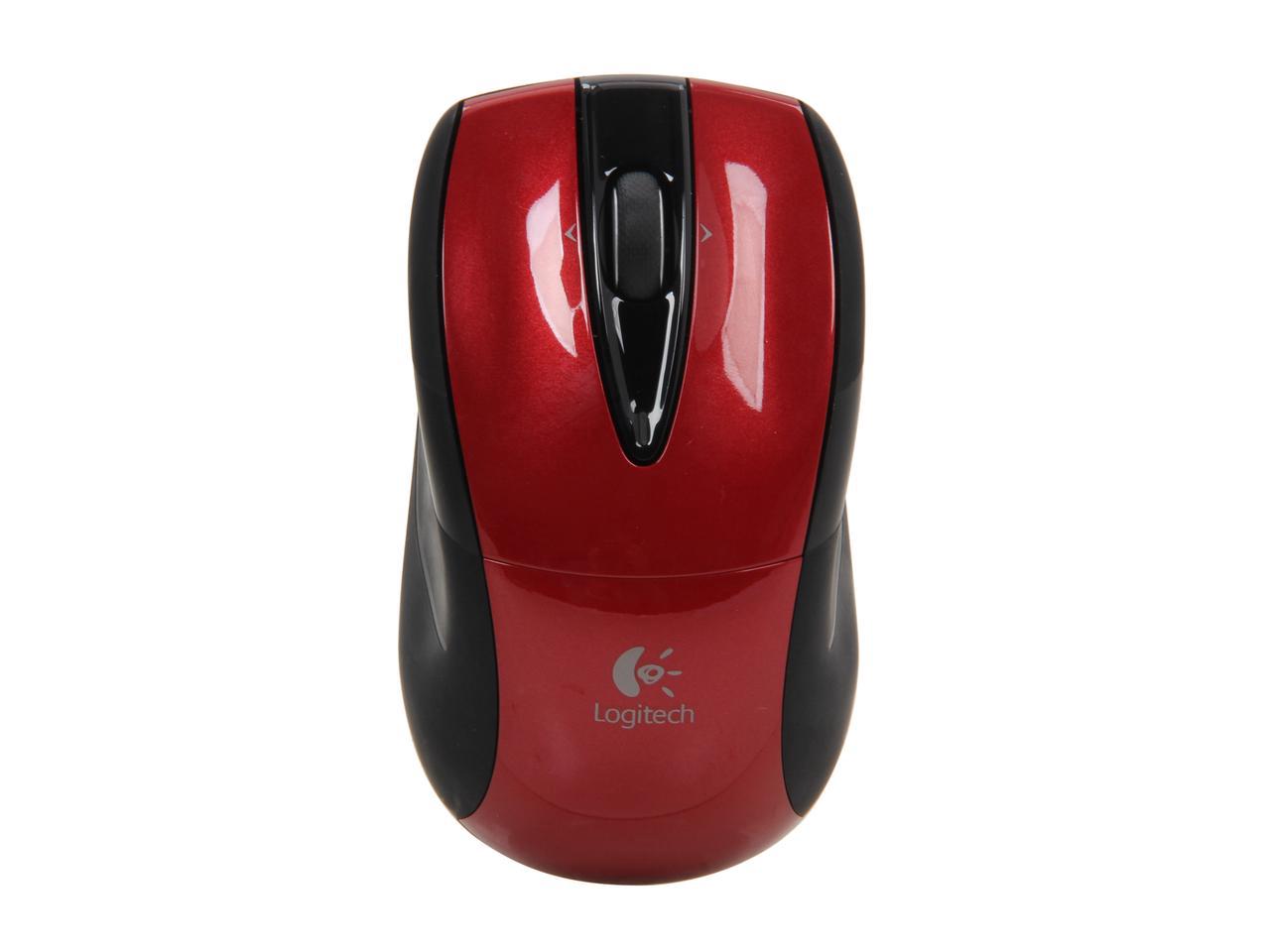 Logitech Wireless Mouse M525 - Red / Black | Help Tech Co. Ltd
