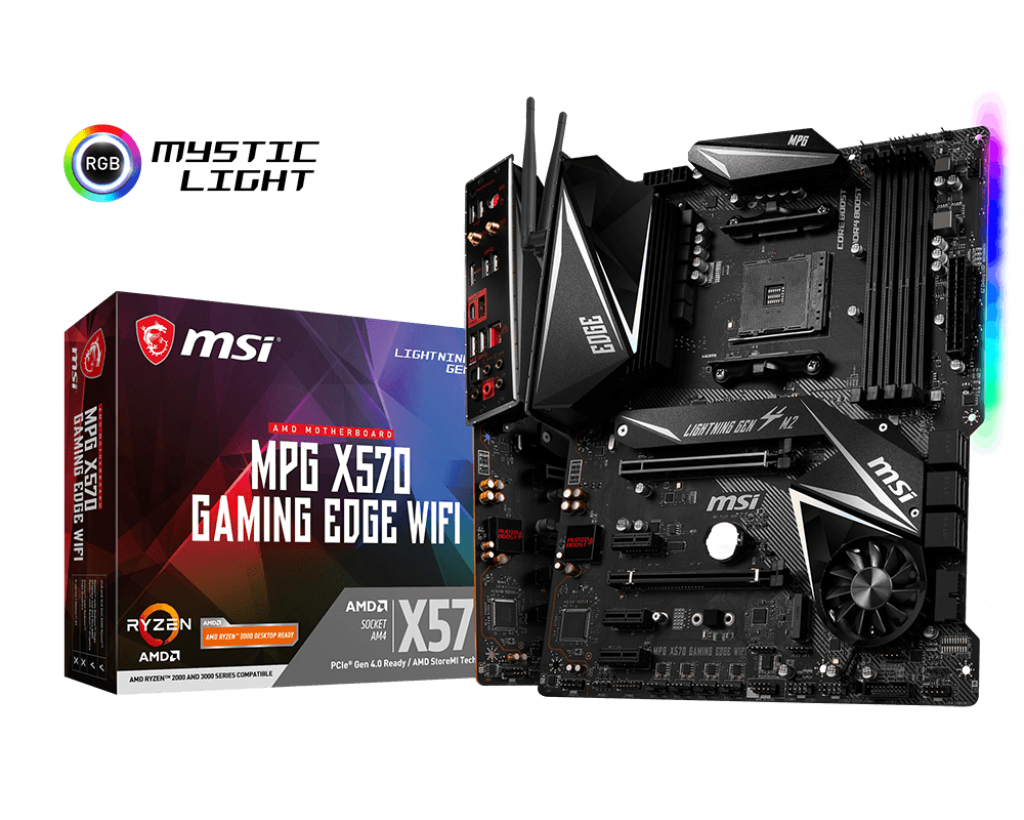 MSI MPG X570 GAMING EDGE WIFI Gaming Motherboard AMD AM4 SATA 6Gb