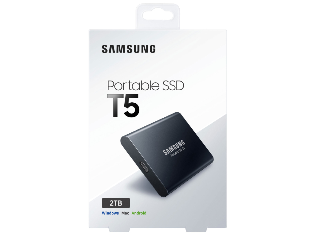 Samsung T5 2TB USB External Solid State Drive (MU-PA2T0B/AM