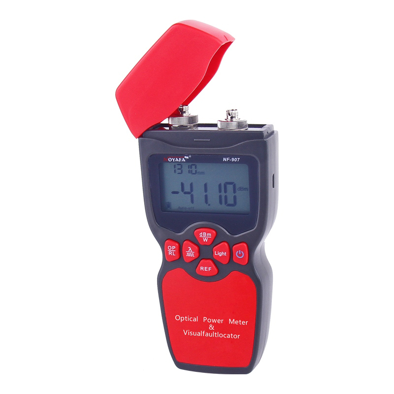 Noyafa NF-907 2-in-1 Digital Handheld Optical Multimeter Power detecting range(dBm)-70 ~~ +10 -50 ~~ +26~