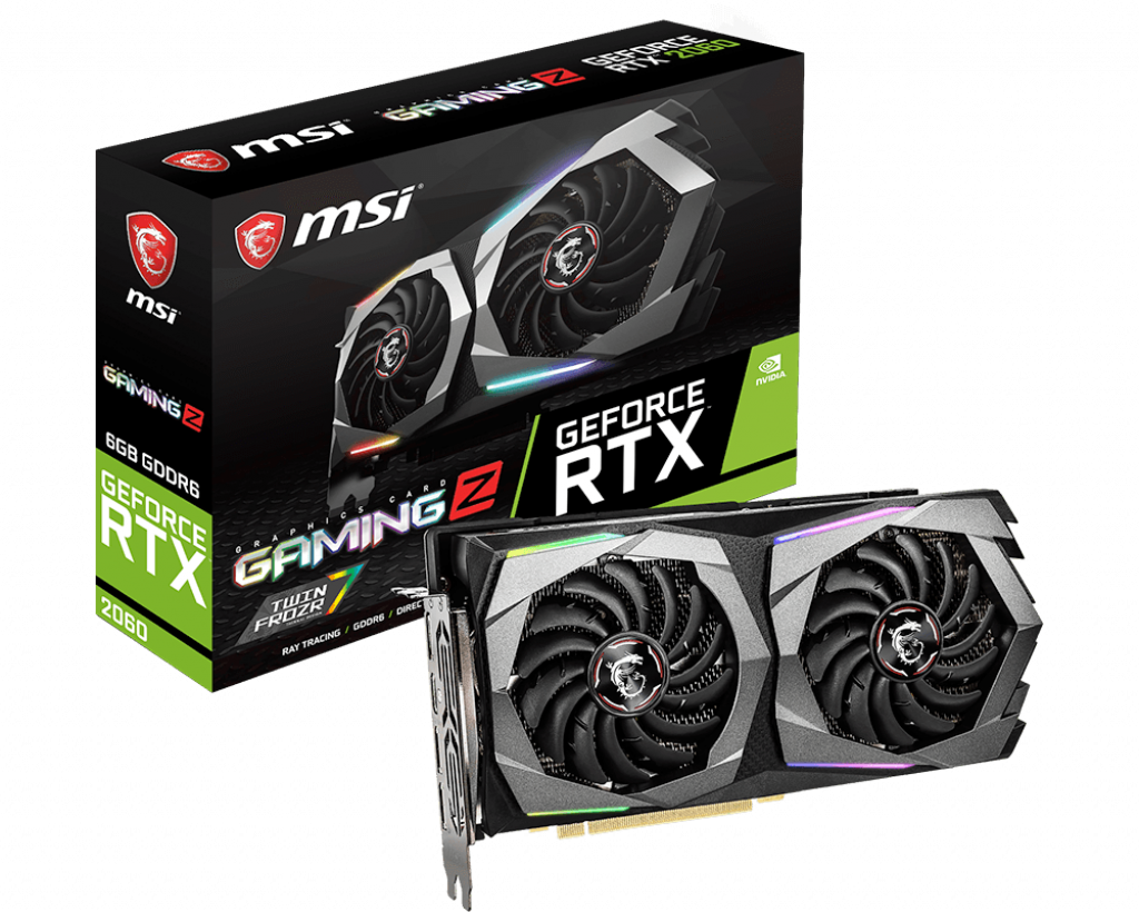 MSI Gaming GeForce RTX 2060 6GB GDRR6 192-bit HDMI/DP Ray Tracing Turing Architecture VR Ready Graphics Card (RTX 2060 Gaming Z 6G)