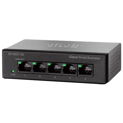 Cisco SF100D-05 5-Port Desktop 10 100 Switch
