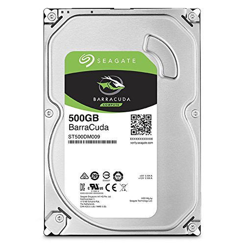 Seagate 500GB BarraCuda SATA 6Gb/s 32MB Cache 3.5-Inch Internal Hard Drive (ST500DM009)