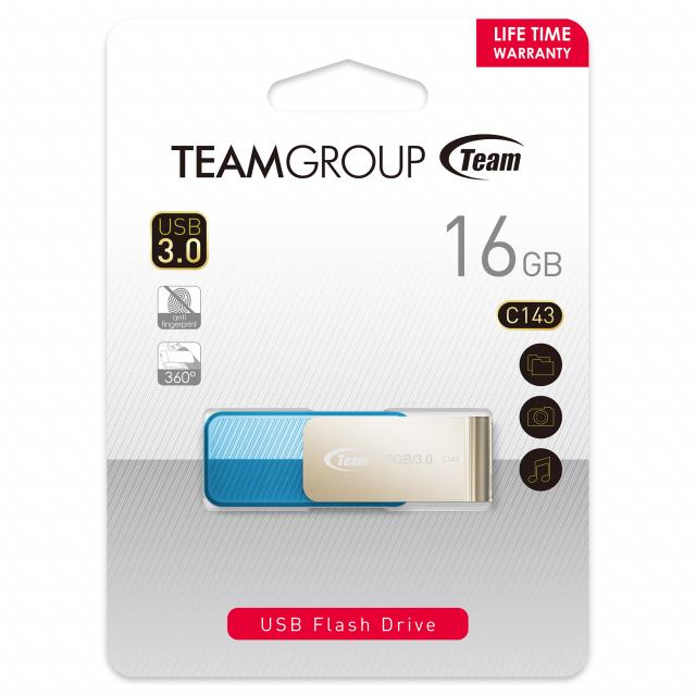 Team Group 16GB C143 USB 3.2 Flash Drive (TC143316GL01)
