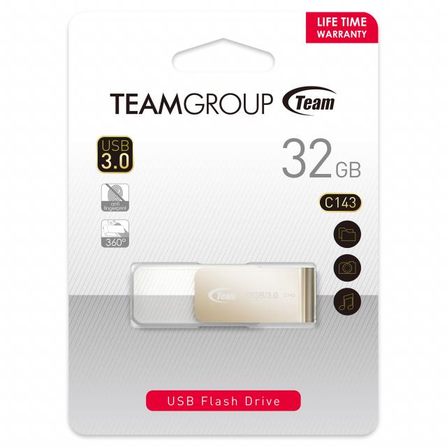 Team Group 32GB C143 USB 3.2 Flash Drive (TC143332GW01)