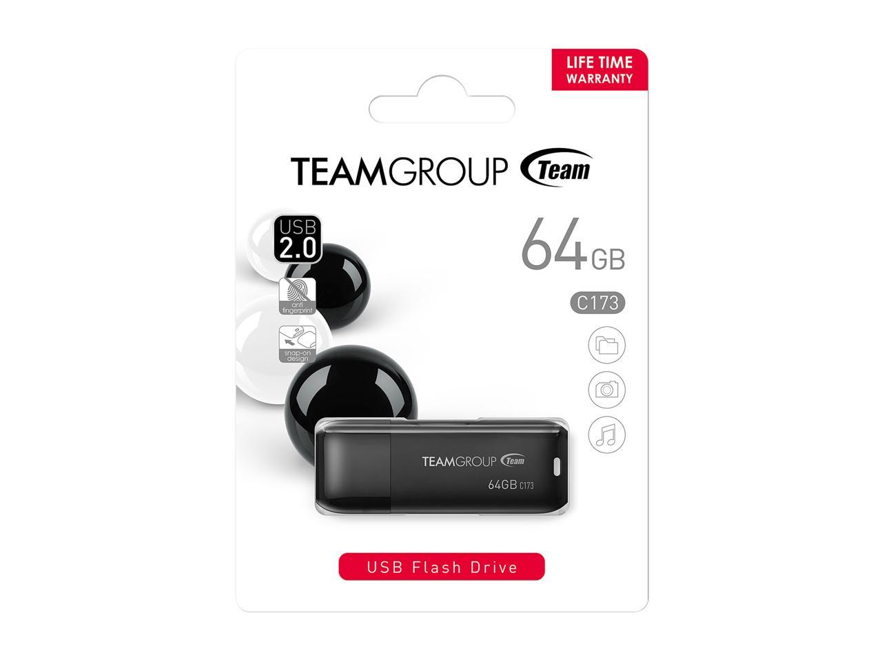 Team Group C173 64GB USB2.0 Flash Drive Model TC1738GB01