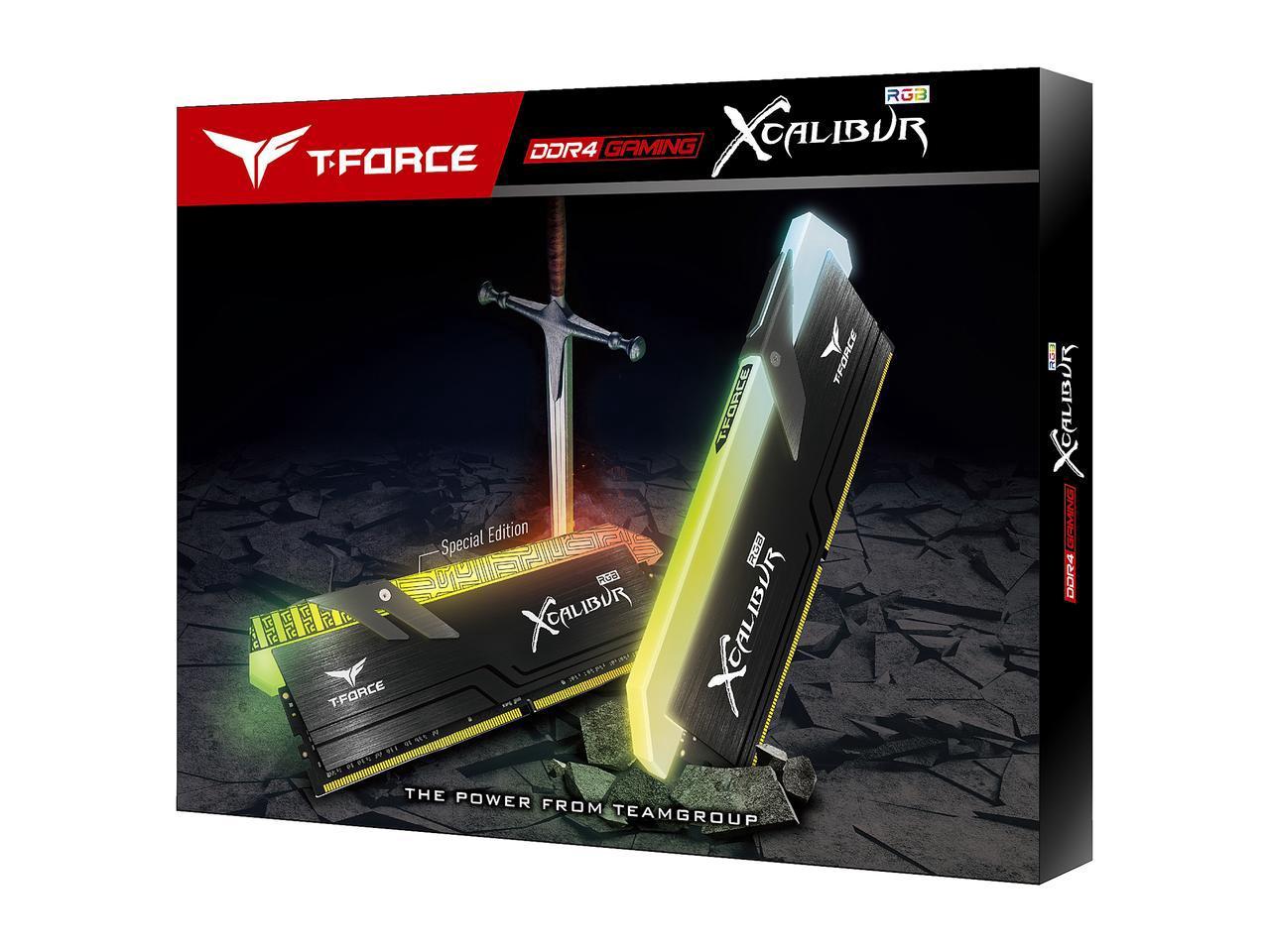 Team Group TF5D416G3600HC18EDC01 T-Force Xcalibur RGB, DDR4-3600, CL18 16 GB Dual-Ki RAM