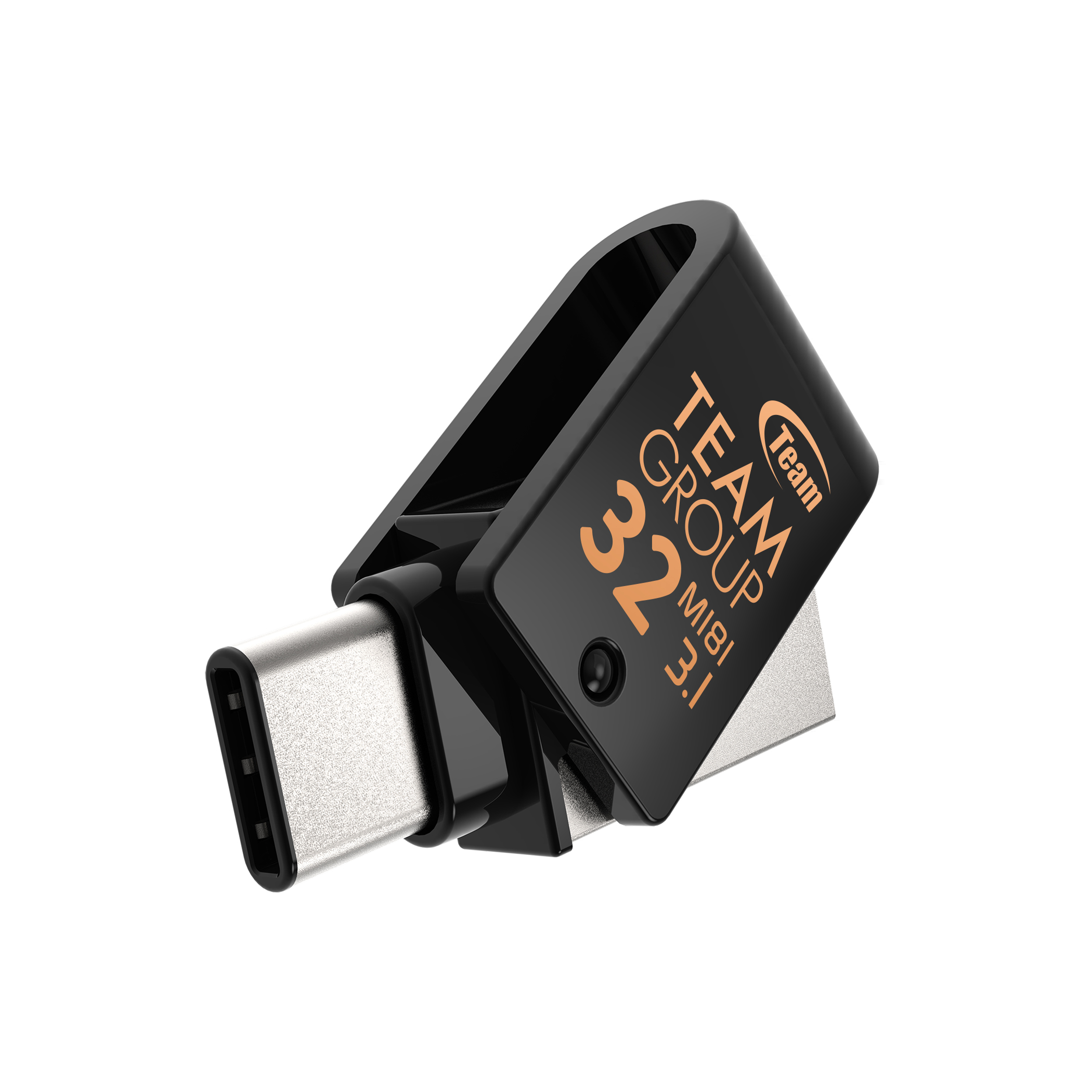 Clé USB TEAM GROUP M181 128Go OTG USB 3.1 Type C - Noir