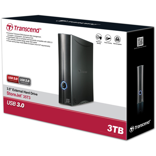 Transcend 3TB StoreJet 35T3 External Hard Drive