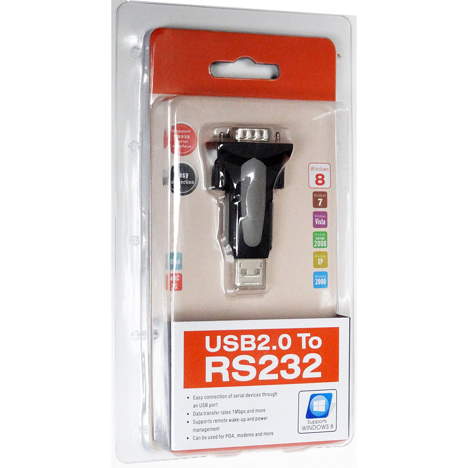 Wiretek USB2.0 To RS232